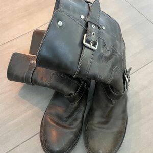 Ugg Leather Moto Boots